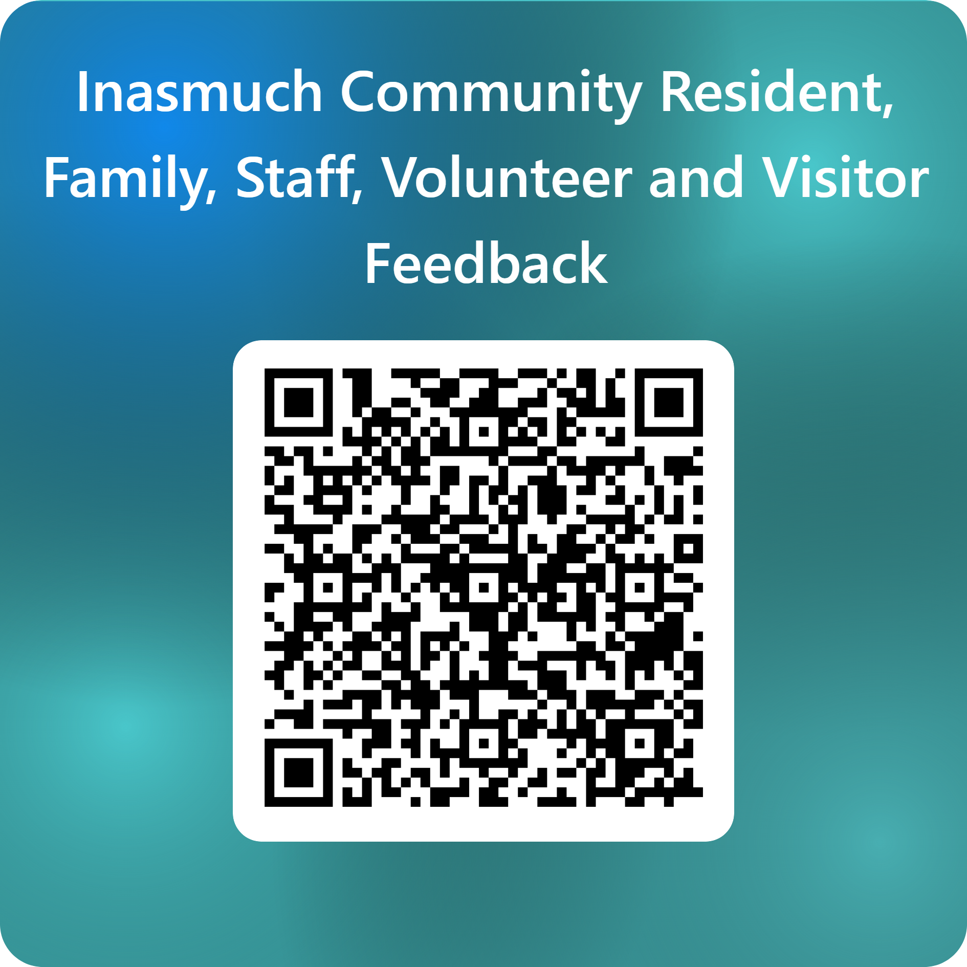 QRCode Inasmuch Community Resident